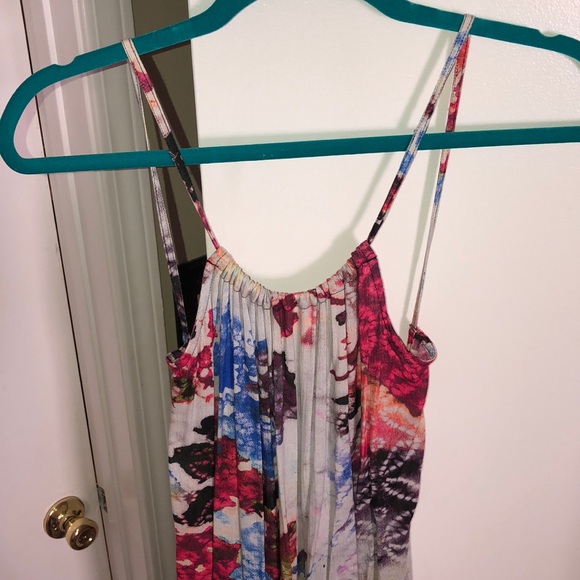 Free People Multi Color Maxi Dress With Open Back - Picture 5 of 8
